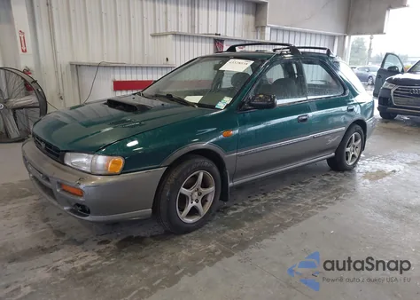 1997 Subaru Impreza Outback Sport from USA, damaged, VIN JF1GF4850VH800946